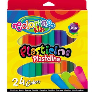 Plastelina Colorino Kids okrągła, 24 kolory